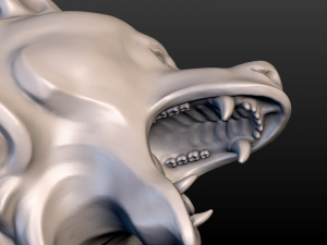 bear head Model do druku 3D