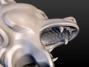 cabe&ccedil;a de urso Modelo de Impressão 3D