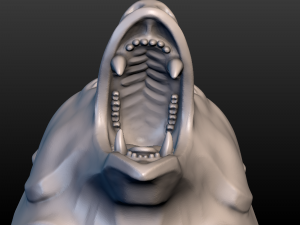 bear head Model do druku 3D