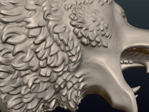 bear head ii 3D Принт Модель