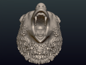 bear head ii 3D Принт Модель