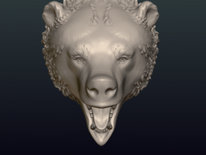 bear head ii 3D Принт Модель