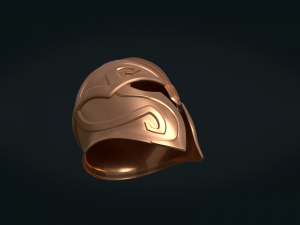helmet print ready 3Dプリントモデル