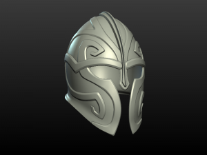 helmet print ready 3Dプリントモデル