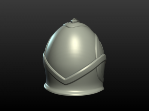 helmet print ready 3Dプリントモデル
