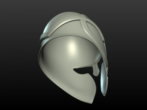 helmet print ready 3Dプリントモデル