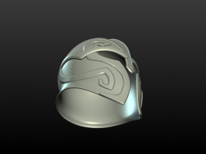 helmet print ready 3Dプリントモデル
