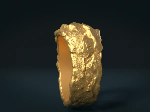 golden ring 3D Print Model