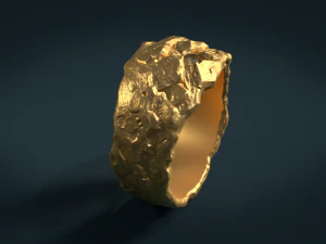 golden ring 3D Print Model