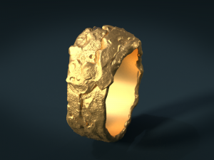 golden ring Modèles 3D en vedette