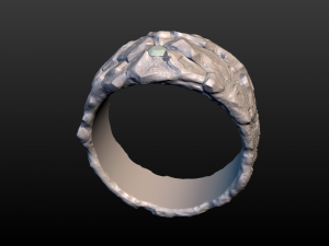 golden ring Modèles 3D en vedette