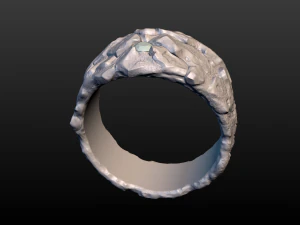 golden ring 3D Print Model