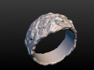 golden ring Modèles 3D en vedette