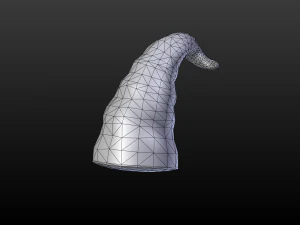 Gnome cap low poly 3D Model
