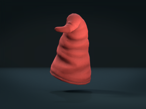 Gnome cap low poly 3D Модель