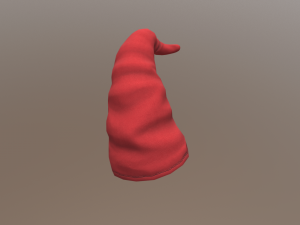 Gnome cap low poly 3D Модель