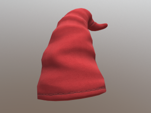 Gnome cap low poly 3D Модель