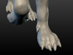 figura del lupo Modello di stampa 3D