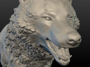 figura del lupo Modello di stampa 3D