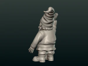 garden gnome 3D Print Model