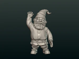 garden gnome 3D Print Model