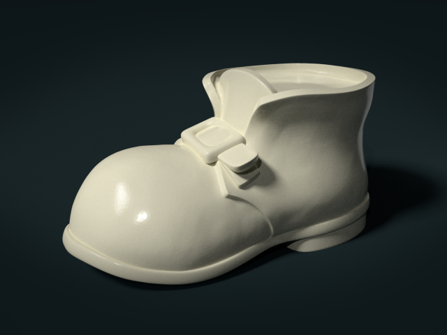 boot 3D Принт Модель .c4d .max .obj .3ds .fbx .stl .blend 