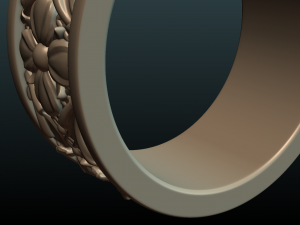 flower ring 3D 프린트 모델