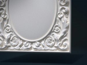 baroque decor panel 3D printmodel