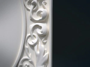 baroque decor panel 3D Print Model