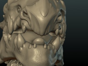 demon dragon head 3D 프린트 모델