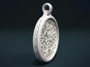 tree pendant 3Dプリントモデル