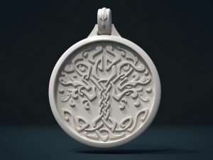 tree pendant 3Dプリントモデル