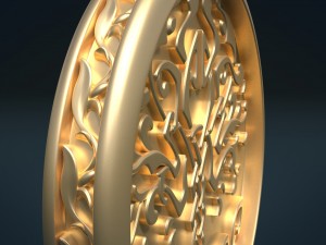 tree pendant 3Dプリントモデル