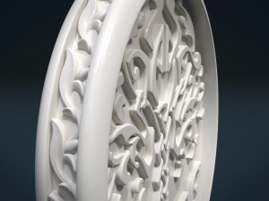 tree pendant 3Dプリントモデル