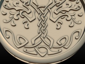 tree pendant 3Dプリントモデル