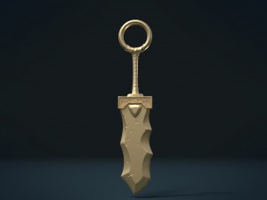 fantasy sword 3D Baskı Modeli