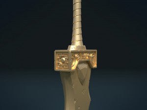 fantasy sword 3D Baskı Modeli