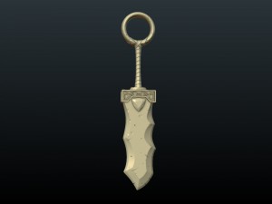 fantasy sword 3D Baskı Modeli