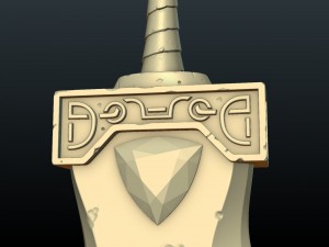 fantasy sword 3D Baskı Modeli