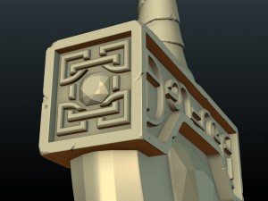 fantasy sword 3D Baskı Modeli