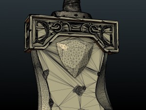 fantasy sword 3D Baskı Modeli