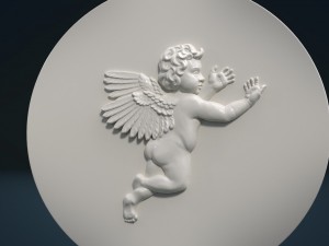 print ready cherub 3Dプリントモデル