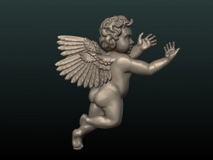 print ready cherub 3Dプリントモデル