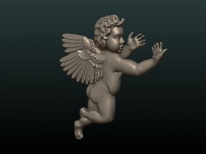 print ready cherub 3Dプリントモデル