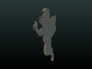 print ready cherub 3Dプリントモデル