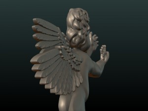 print ready cherub 3Dプリントモデル