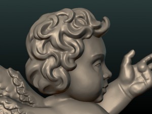 print ready cherub 3Dプリントモデル