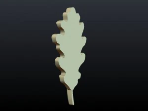 oak leaf 3D Print Model