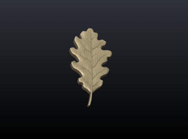Download oak leaf 3D Model