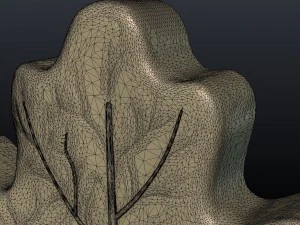 oak leaf 3D Print Model